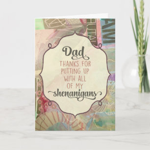 Papa, Merci D'Avoir Pris Tous Mes Shenanigans