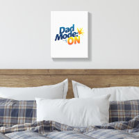 Papa Mode ON Wall Art - Drôle toile pour père D