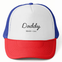 Papa moderne | Casquette de nom enfant