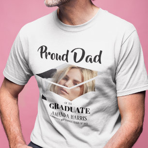 Papa moderne fier du diplômé   T-Shirt photo