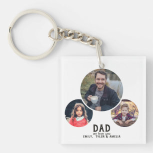 Papa moderne Nous t'aimons 3 Photos Fête du Père
