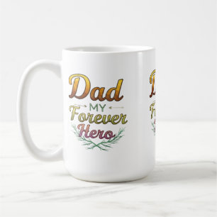 Papa, Mon Premier Héros Tasse Classique 15 oz