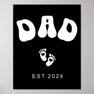 Papa neue Mama-Geschenke für Frauen Männer Schwang Poster