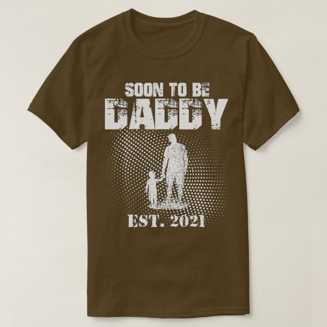 Papa, neuer Vater, 2021 Väter Tag T-Shirt (Design vorne)