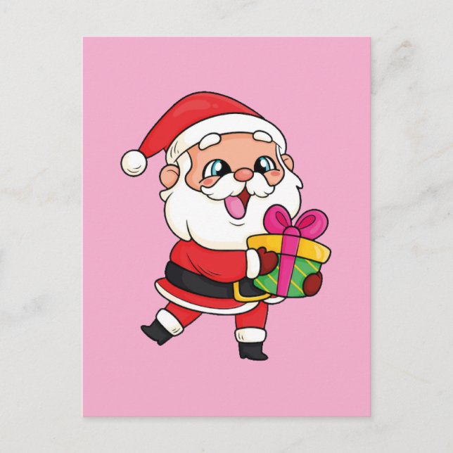 Papa noel postkarte (Vorderseite)