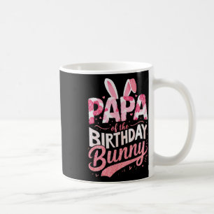 Papa of the Birthday Bunny Family Matching Party S Kaffeetasse