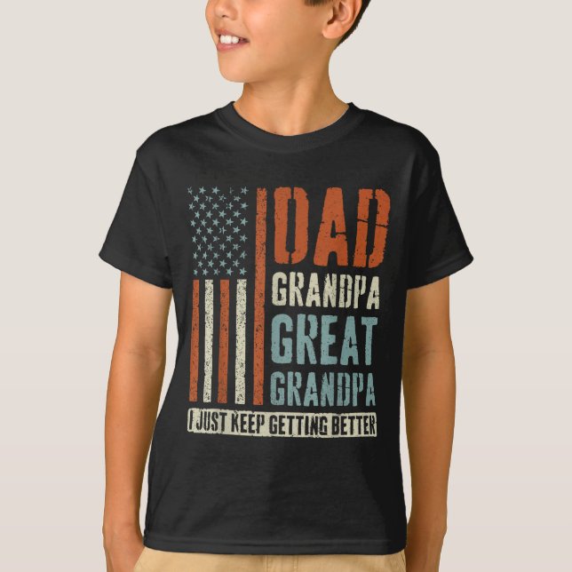 Papa Opa Ur-Opa  T-Shirt (Vorderseite)