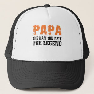 Papa (Orange) Truckerkappe