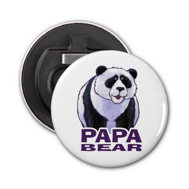 Papa Panda Bear Flaschenöffner (Vorderseite)