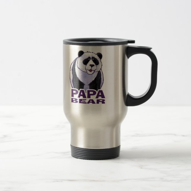 Papa Panda Bear Reisebecher (Rechts)