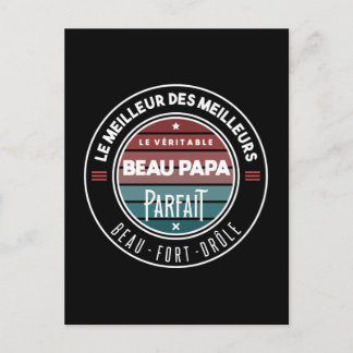 Papa parfait postkarte