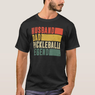 Papa Pickleball Lustiger Ehemann Vater Legende Vin T-Shirt
