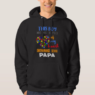 Papa Piece Boy Puzzle Autismus Bewusstsein Hoodie