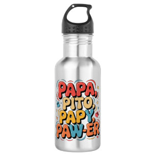 Papa Pito Pappy Pawer Edelstahlflasche