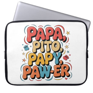 Papa Pito Pappy Pawer Laptopschutzhülle