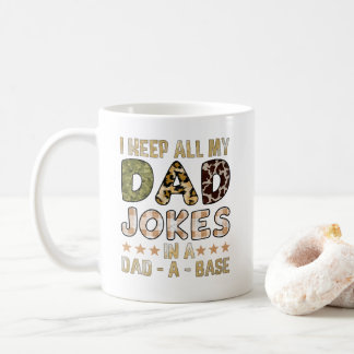 Papa plaisante tasse de café
