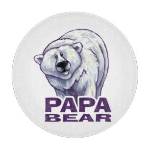 Papa Polar Bear Schneidebrett