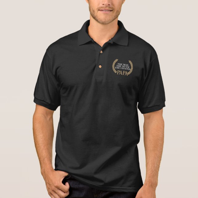 Papa Polo Shirt (Vorderseite)