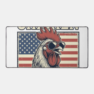 Papa Poule Coq Vintage Patriotique