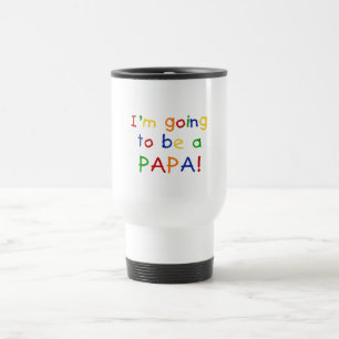 Papa - Primärfarben Reisebecher