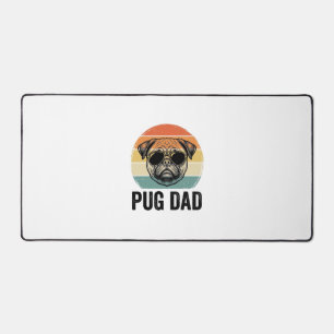 Papa Pug Vintage Gravure Conception Amoureux des C