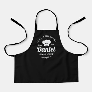 Papa - Roi du Barbecue Tablier de BBQ Personnalisé