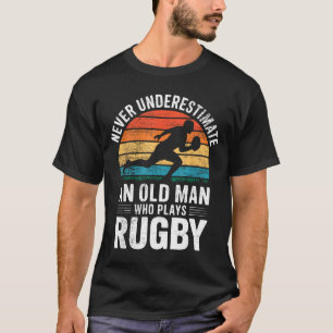 Papa Rugby-Spieler Vater Rugby T-Shirt
