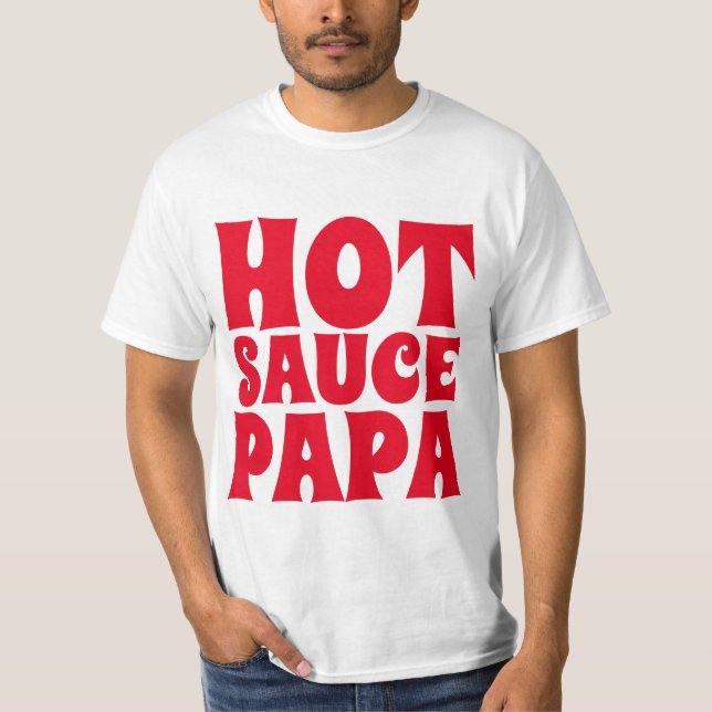PAPA SAUCE CHAUDE MENS PAPA T-SHIRTS PAPA (Devant)