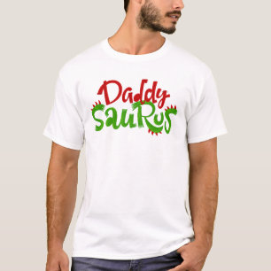 Papa Saurus Dinosaur T-Shirt
