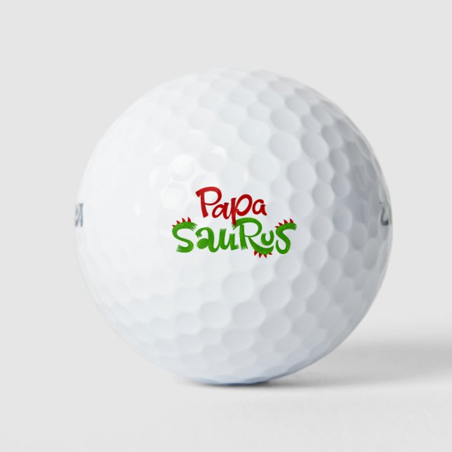 Papa Saurus Graphic Golfball (Vorderseite)