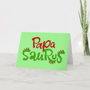 Papa Saurus Graphic Karte