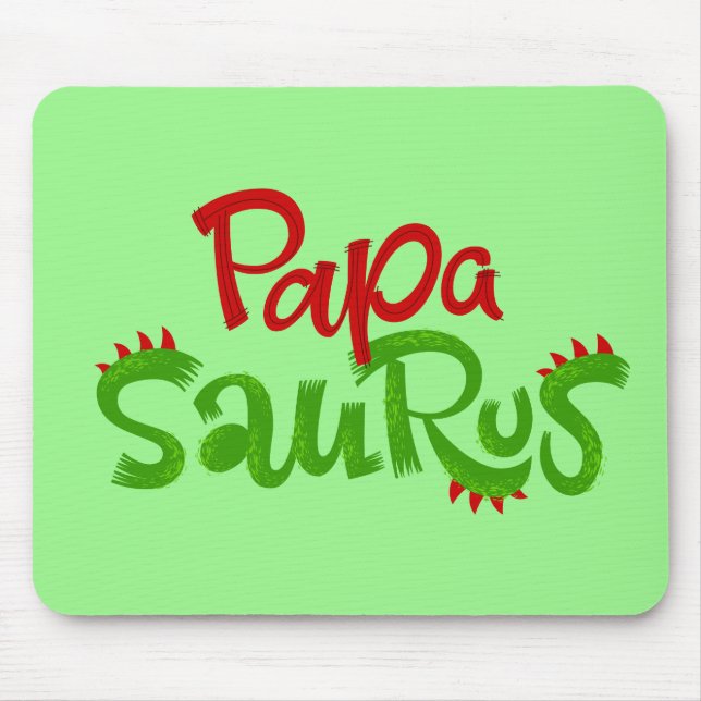 Papa Saurus Graphic Mousepad (Vorne)