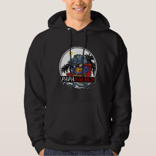 Papa Saurus Papa Dinosaurier Hoodie