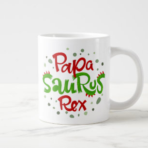 Papa Saurus Rex Jumbo-Tasse