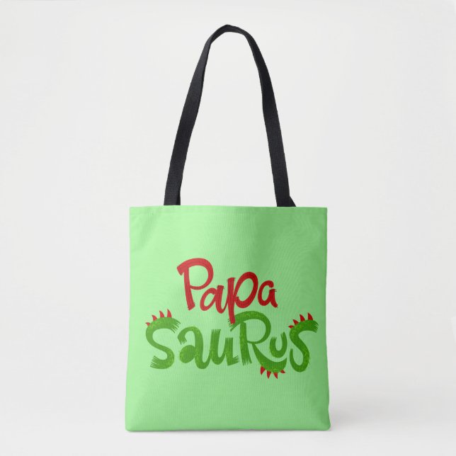 Papa Saurus Tasche (Vorderseite)