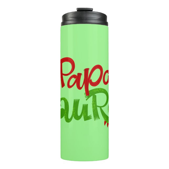 Papa Saurus Thermosbecher (Vorderseite)