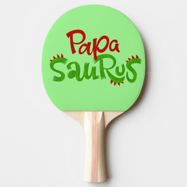 Papa Saurus Tischtennis Schläger (Vorderseite)