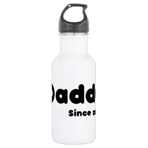 Papa seit 2014. Vatertag Edelstahlflasche