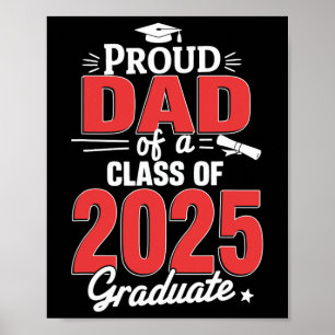 Papa Senior 2025 Stolz Papa Von Einem Abgänger 202 Poster