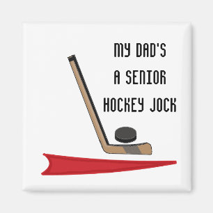 Papa - Senior-Hockeyspieler Magnet