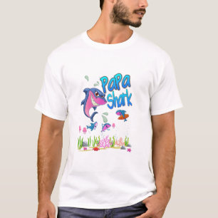 PAPA SHARK HAPPY FAHTERTAG T-Shirt