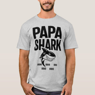Papa Shark T-Shirt Doo Doo Doo Fête des pères