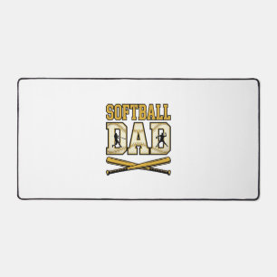 Papa Softball Gravure Vintage Graphique de Batte_1