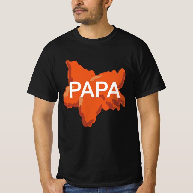 Papa Star Seestern  T-Shirt (Vorderseite)