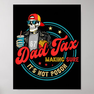Papa Steuer sorgt dafür, dass es für Männer nicht Poster
