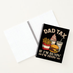 Papa Steuer Wenn ich kaufe, versuche ich Notizbuch