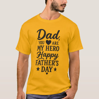 Papa, T-shirt mon héros