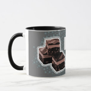 Papa "tout comme fudge" amusant mug gris bleu