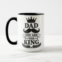 Papa Tu Es Le Roi Mug Funny Fête Des Pères