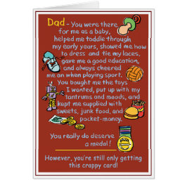 Papa - Tu mérites une médaille !